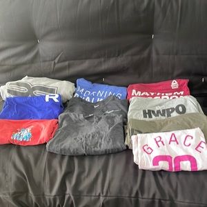 Lot/Bundle of 10 Training or CrossFit shirts